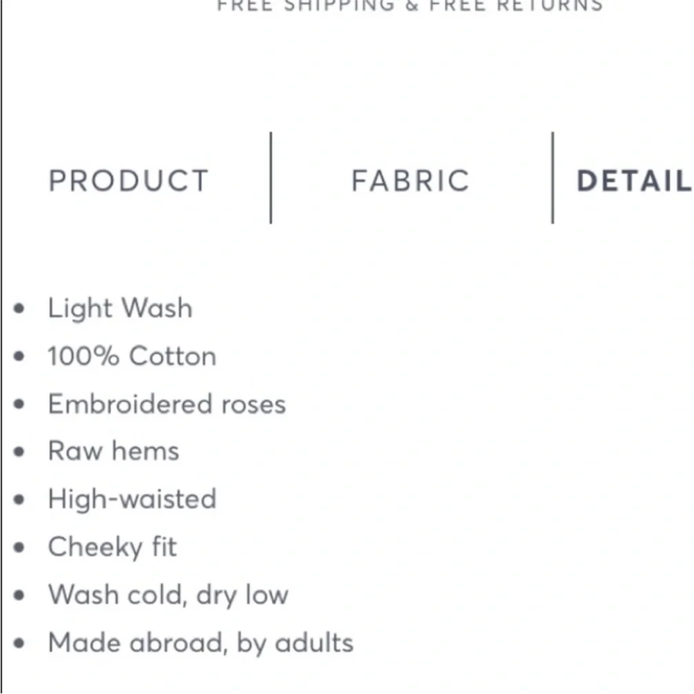 Marine Layer Sasha Raw Hem Jean Denim Shorts - Picture 7 of 7